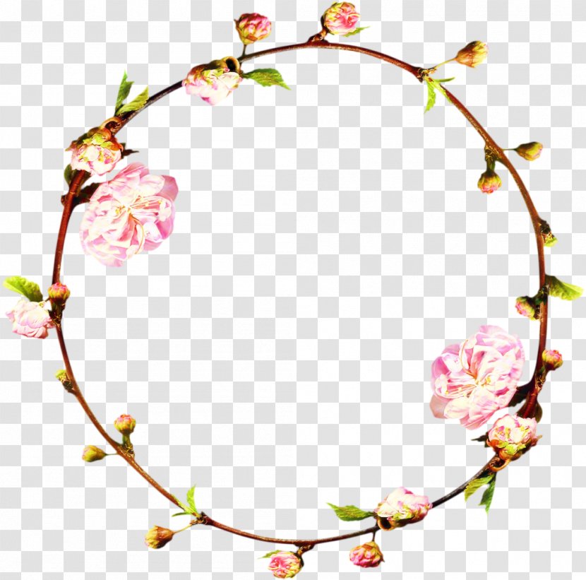 Spring Background Frame - Rose - Hair Accessory Blossom Transparent PNG