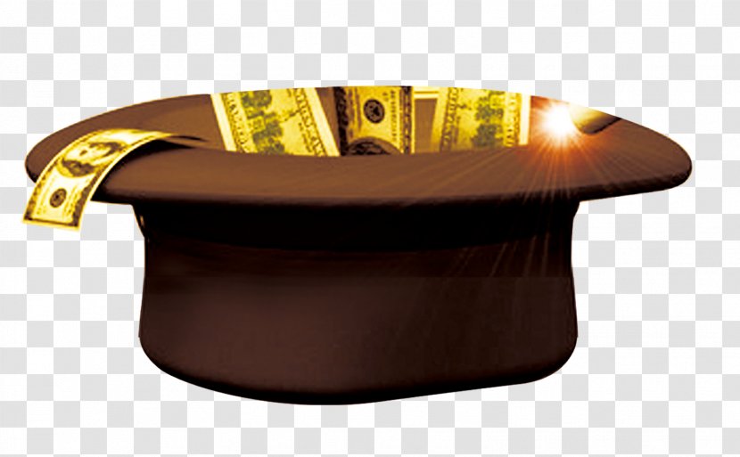 Magic Hat - Gold Coin Float I Transparent PNG