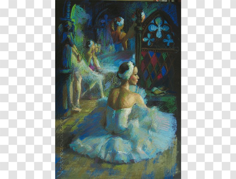 Painting Modern Art Architecture Legendary Creature - Mythical - Swan Lake Transparent PNG