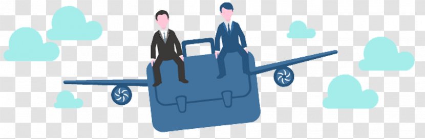 Airplane Clip Art - Business - People Sitting On The Plane Transparent PNG