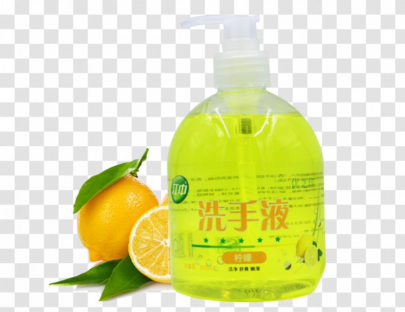 Juice Sorbet Lemon Water Bottle Infusion - Fruit - Hand Sanitizer Transparent PNG