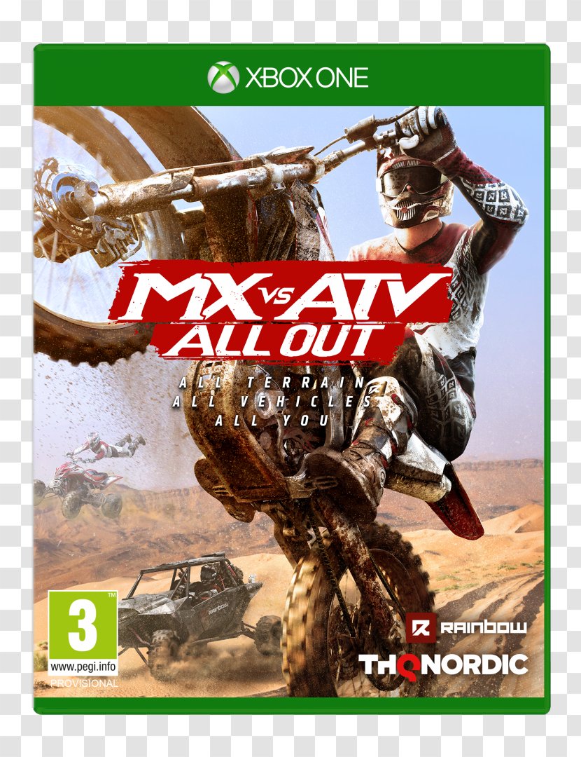 MX Vs. ATV Supercross Alive ATV: On The Edge Xbox One All Out - Mx Vs Atv Transparent PNG
