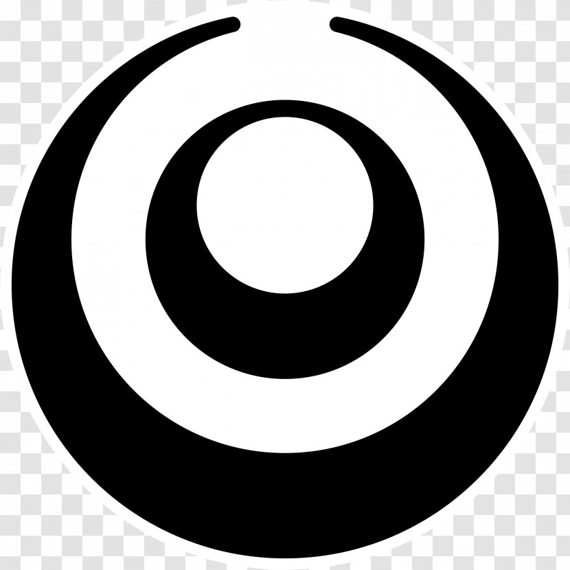 Circle Rim White Clip Art - Black And - Smallest Transparent PNG