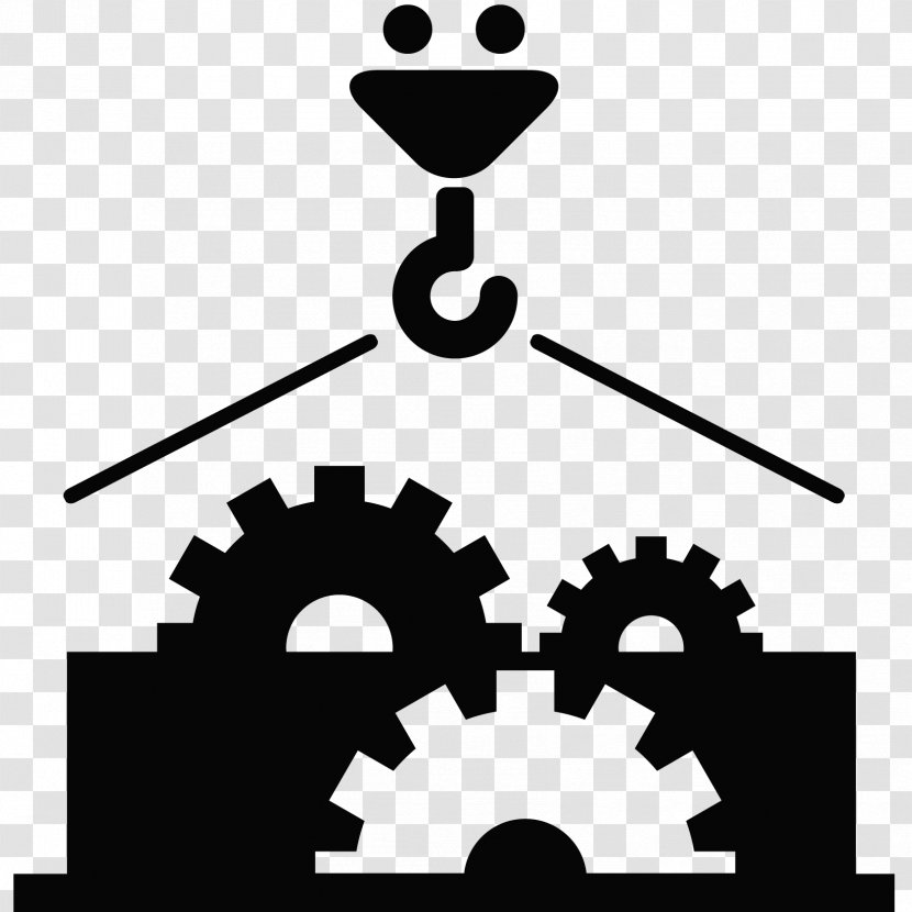 Business Process Automation Clip Art - Silhouette - Black And White Transparent PNG