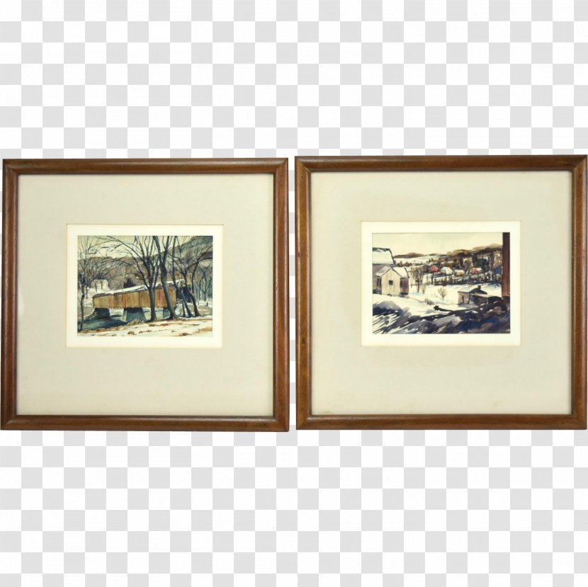 Oil Painting Picture Frames Watercolor Art - Rectangle Transparent PNG