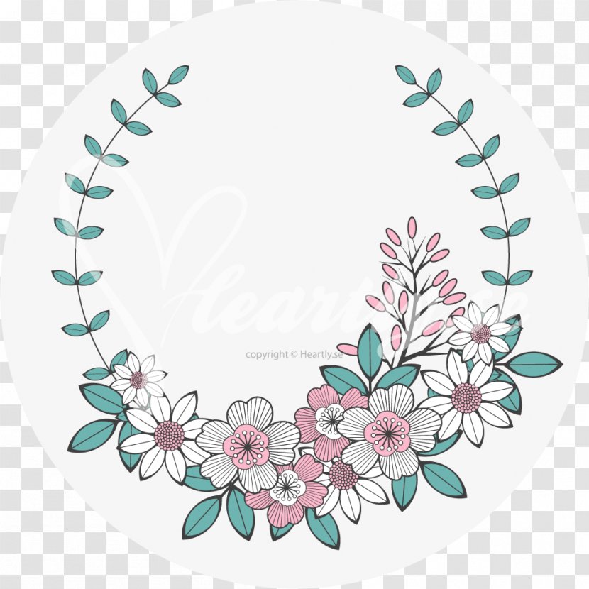 Embroidery Flower Floral Design - Dinnerware Set Transparent PNG