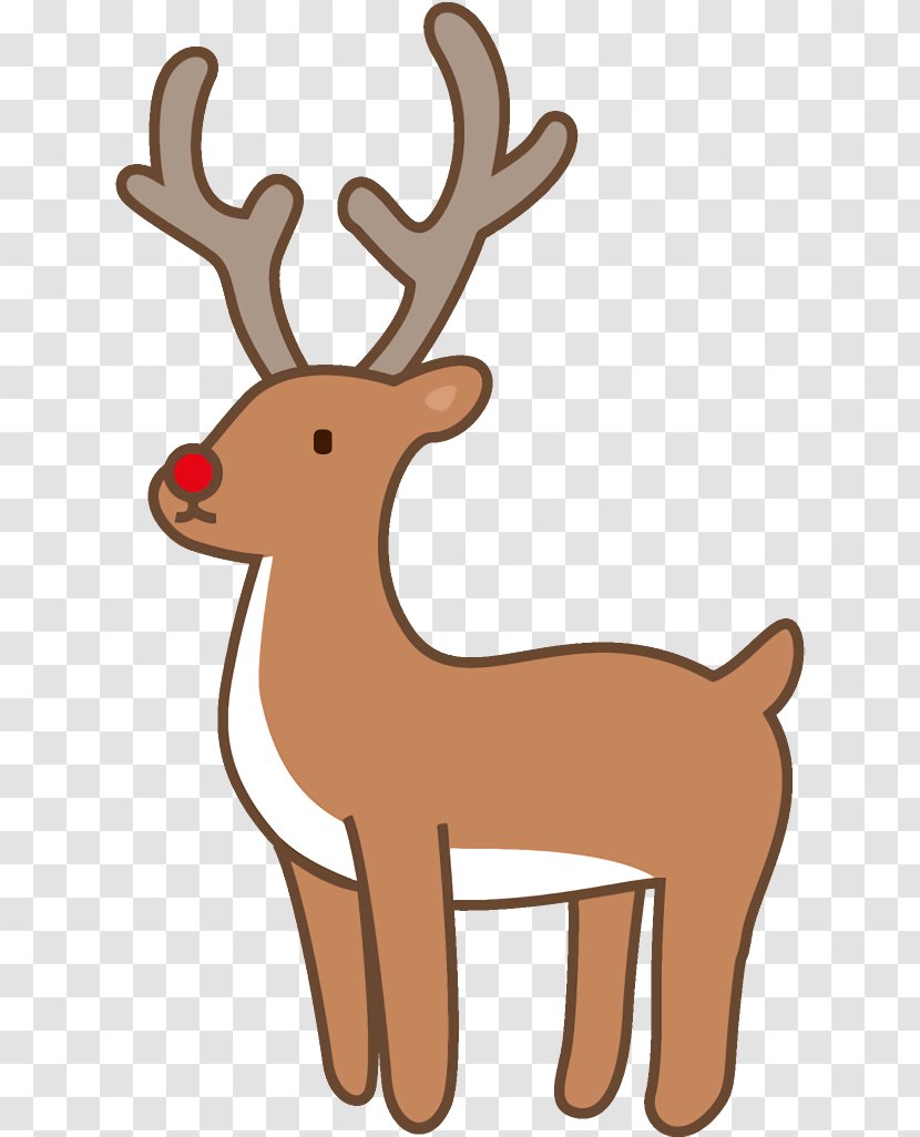 Reindeer - Deer - Tail Elk Transparent PNG