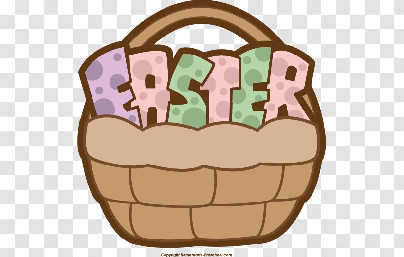 Easter Basket Clip Art - Cartoon Transparent PNG