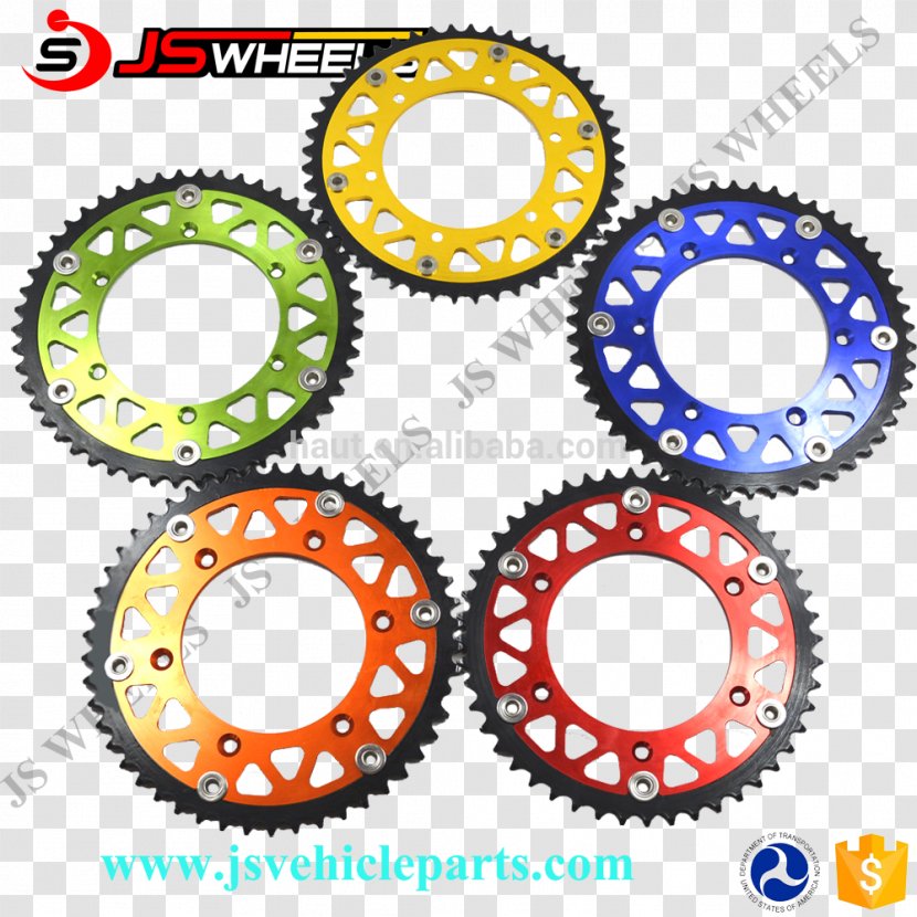 Motorcycle Sprocket Wheel Motocross Bicycle - 520 Chain Transparent PNG