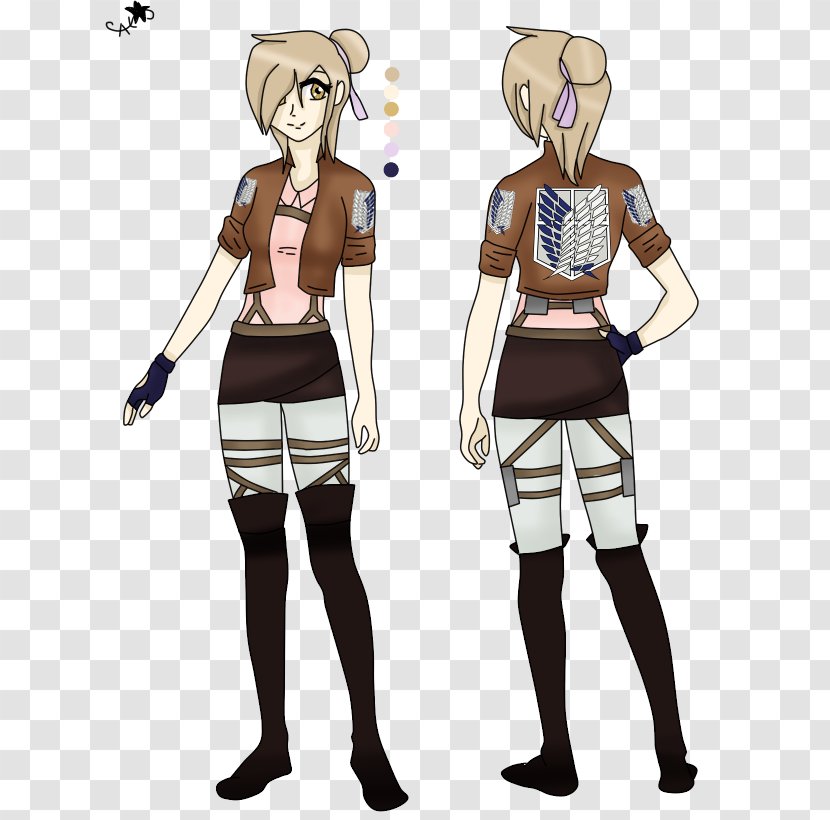 Attack On Titan Female Reference Costume Name - Cartoon - Aot Armin Transparent PNG