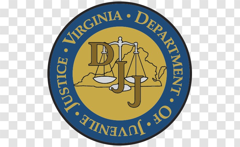 Virginia Department Of Juvenile Justice Court Brigham Young University Bon Air Correctional Education - Emblem - Label Transparent PNG