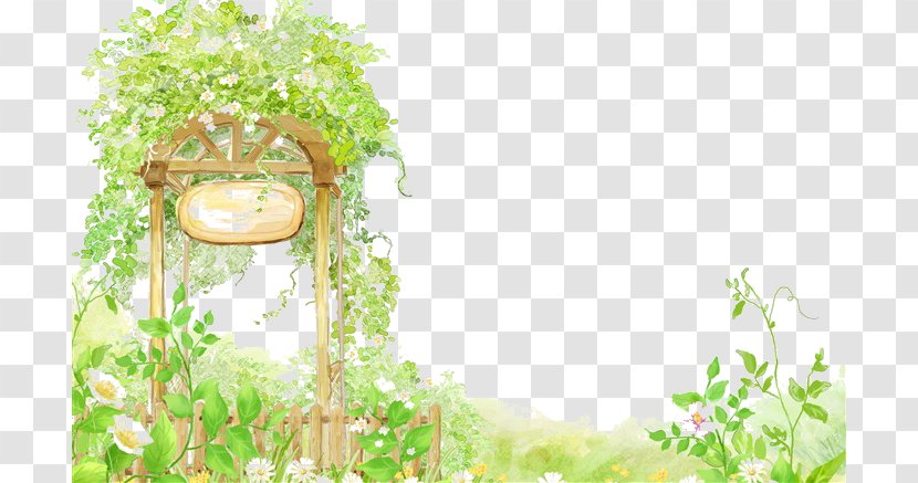 Drawing Theatrical Scenery Watercolor Painting Wallpaper - Hand-painted Fairy Tale Scene Transparent PNG