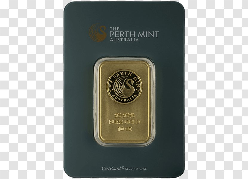 Gold Bar Perth Mint Coin - As An Investment Transparent PNG