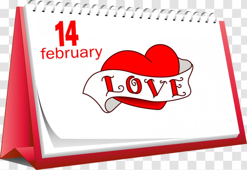Happy Valentine's Day 14 February Clip Art - Frame Transparent PNG