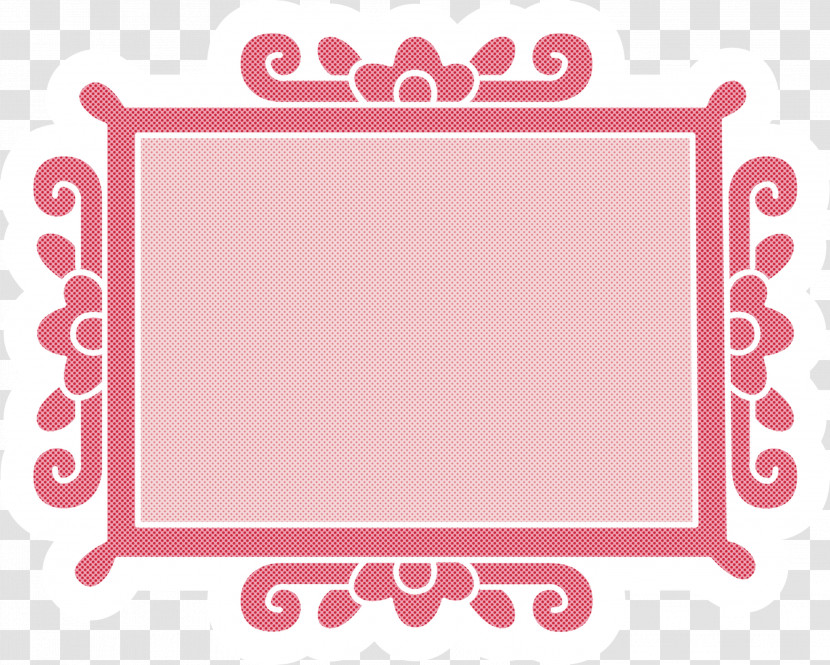 Flower Photo Frame Transparent PNG