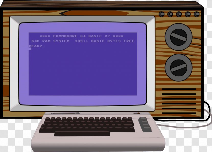 Television Commodore 64 Clip Art - Electronic Device Transparent PNG