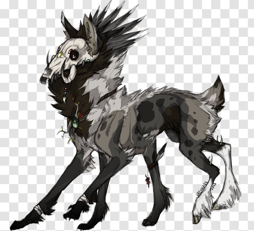 Mustang Legendary Creature Pony Pack Animal Drawing - Skull Art Transparent PNG