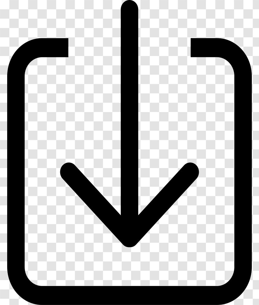 Arrow - Black And White - Symbol Transparent PNG