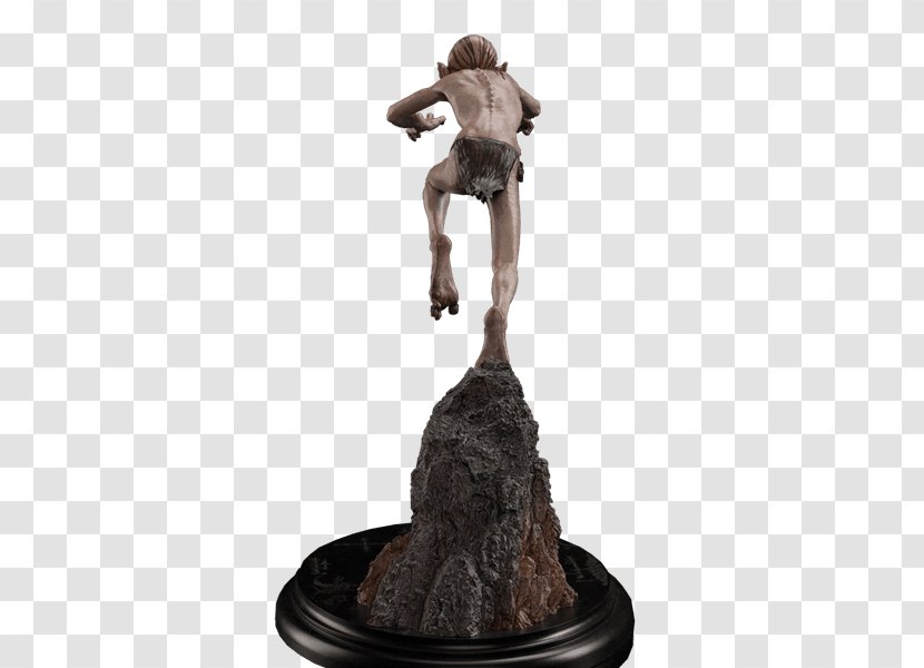 Gollum Goblin Bronze Sculpture Figurine Ciudad De Los Trasgos - Hobbit - The Transparent PNG
