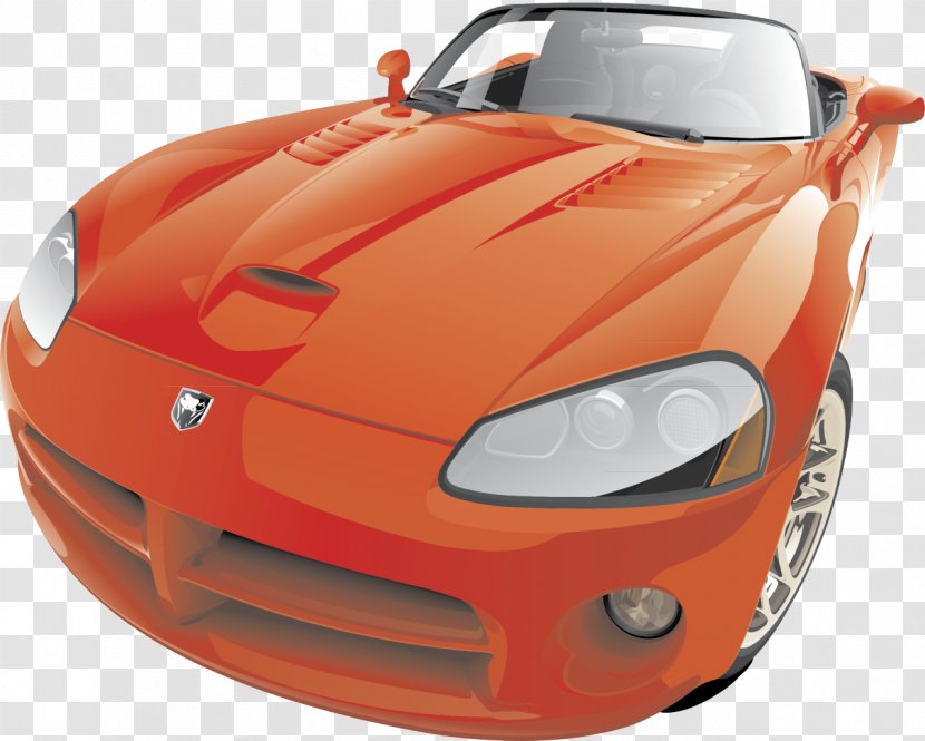 Sports Car - Red Transparent PNG