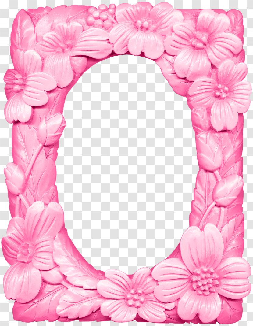 Pink Frame - Flower - Computer Graphics Transparent PNG