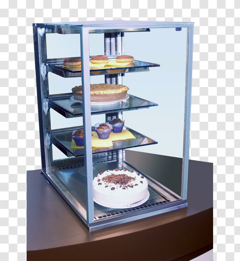Display Case Bakery Cake Refrigeration Pastry - Window Transparent PNG