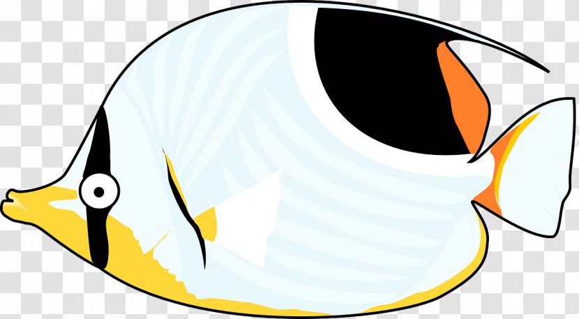 Butterflyfish Clip Art - Tropical Fish - Marine Transparent PNG