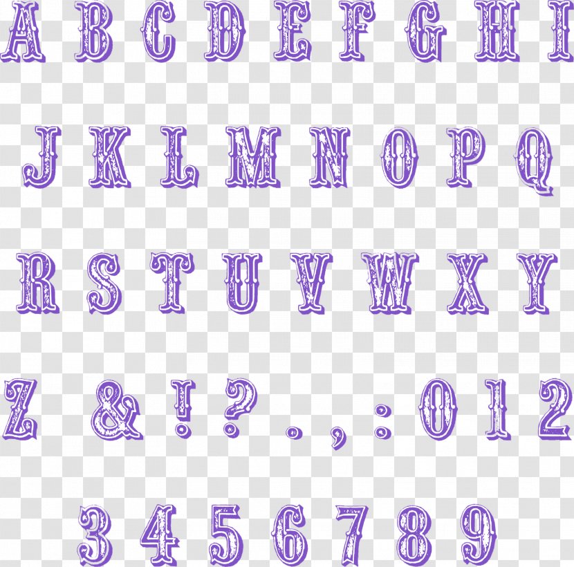 Line Number Point Angle - Violet Transparent PNG