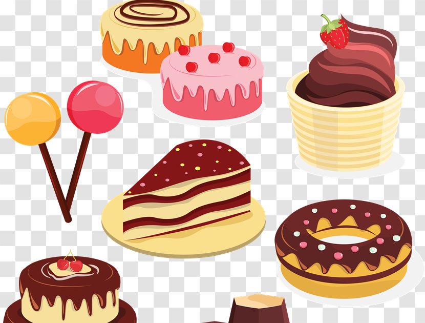 Frosting & Icing Layer Cake Petit Four Torte Birthday - Wedding Transparent PNG