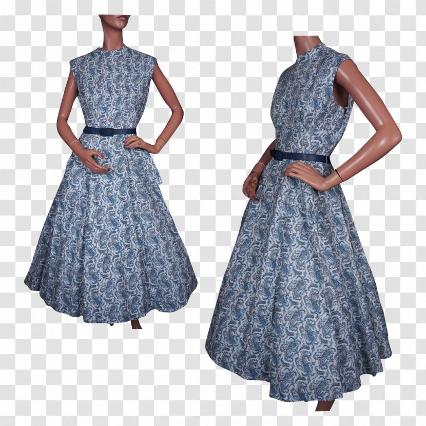 1950s 1960s Dress Crinoline Fashion - Frame - Wear New Clothes Transparent PNG