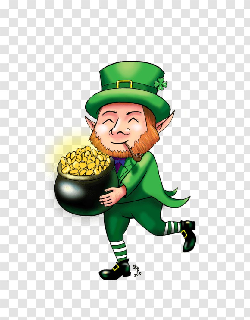 Saint Patrick's Day Lucky The Leprechaun Irish Mythology - Food Transparent PNG