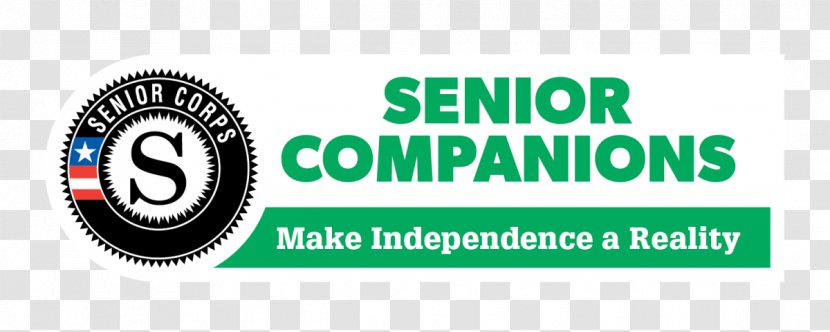 Logo Volunteers: The Volunteer Experience With Retired Senior Program Brand Trademark Product Design - Elderly Home Transparent PNG