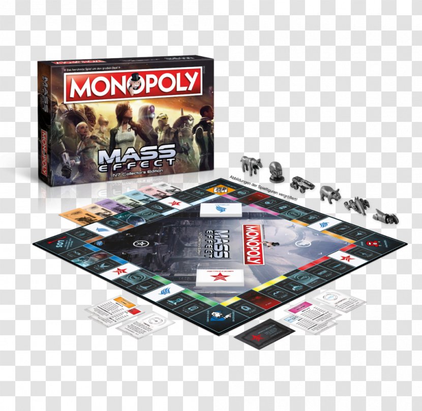 Board Game Monopoly Mass Effect - Univers De Transparent PNG