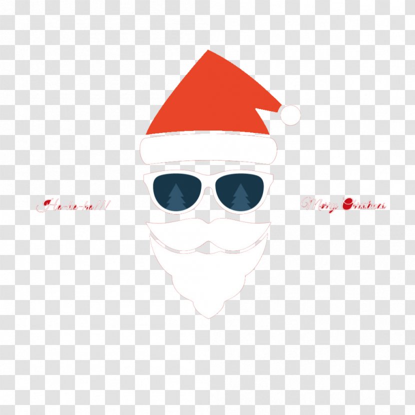 Sunglasses Poster - Christmas - Old Man Wearing Background Transparent PNG