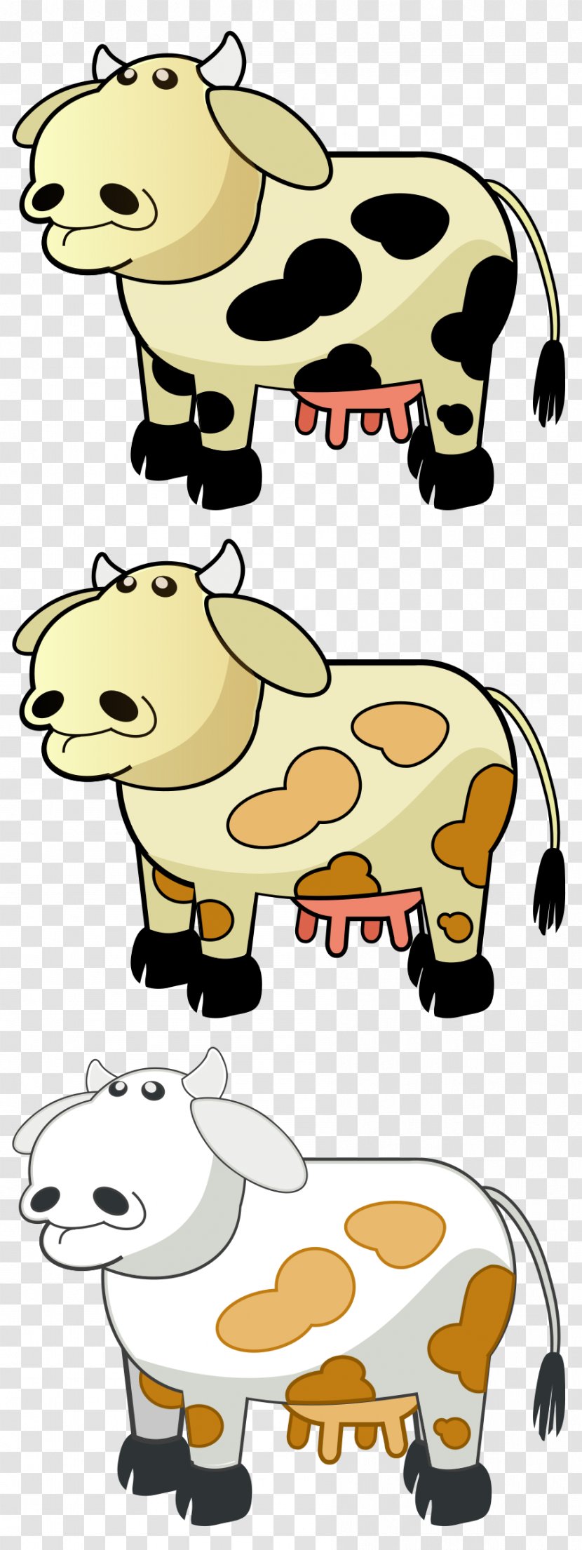 Beef Cattle Calf Dairy Farming Clip Art - Artwork - Cow Transparent PNG