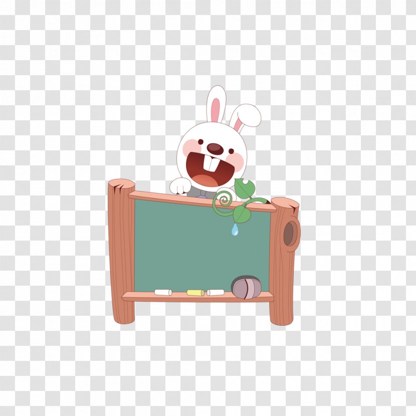 Blackboard - Rabits And Hares - Rabbit Transparent PNG
