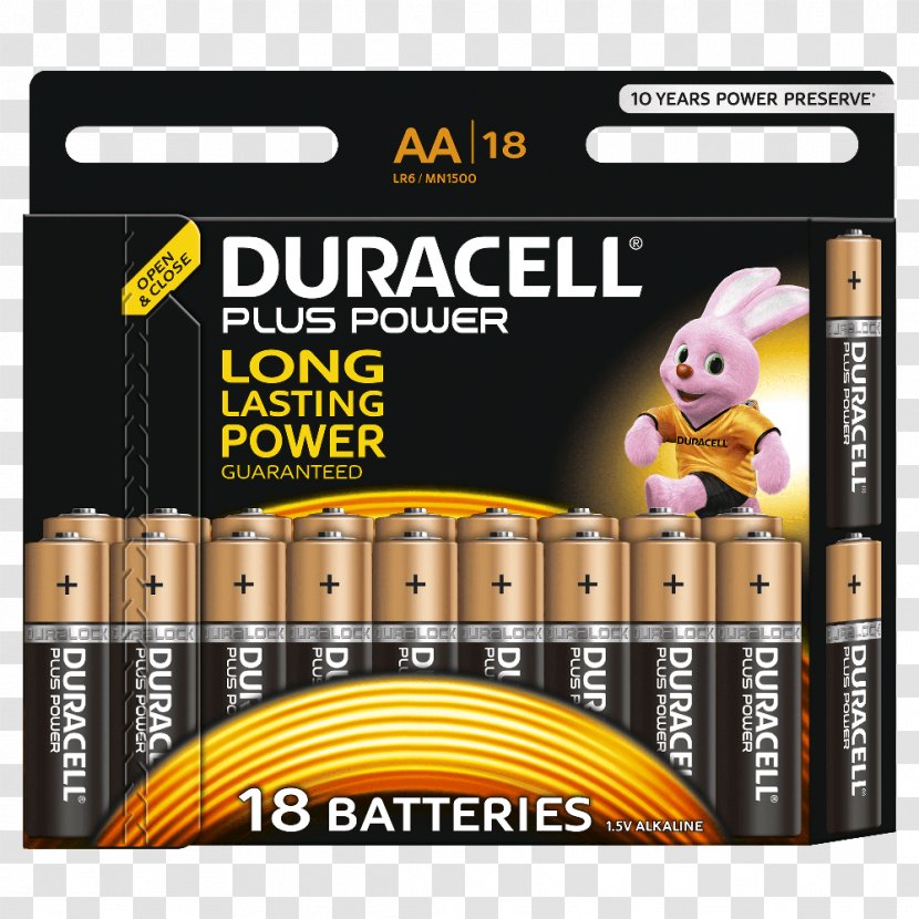 AAA Battery Duracell Electric Alkaline - Technology - Nickelmetal Hydride Transparent PNG