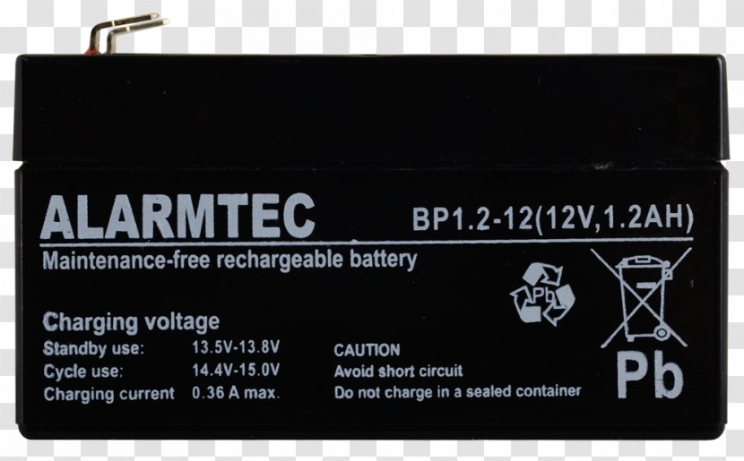 Electric Battery VRLA Rechargeable UPS Power Converters - Supply - Alarmtec As Transparent PNG