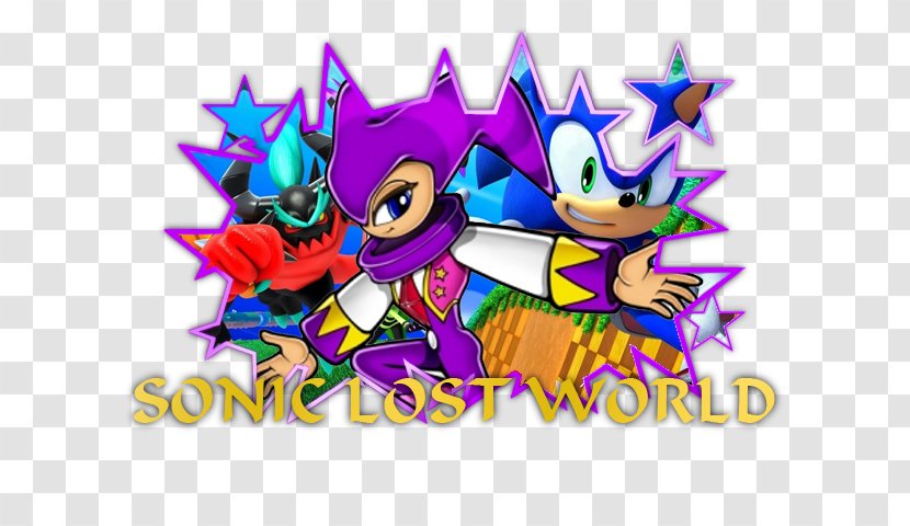 Sonic Lost World Nights Into Dreams Image Wii U Desktop Wallpaper - Purple Transparent PNG