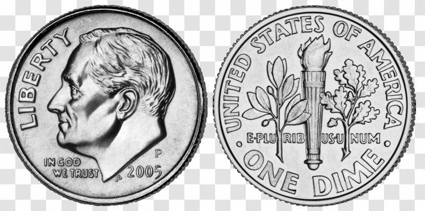 Mercury Dime Penny Roosevelt Nickel - Money - Coin Transparent PNG