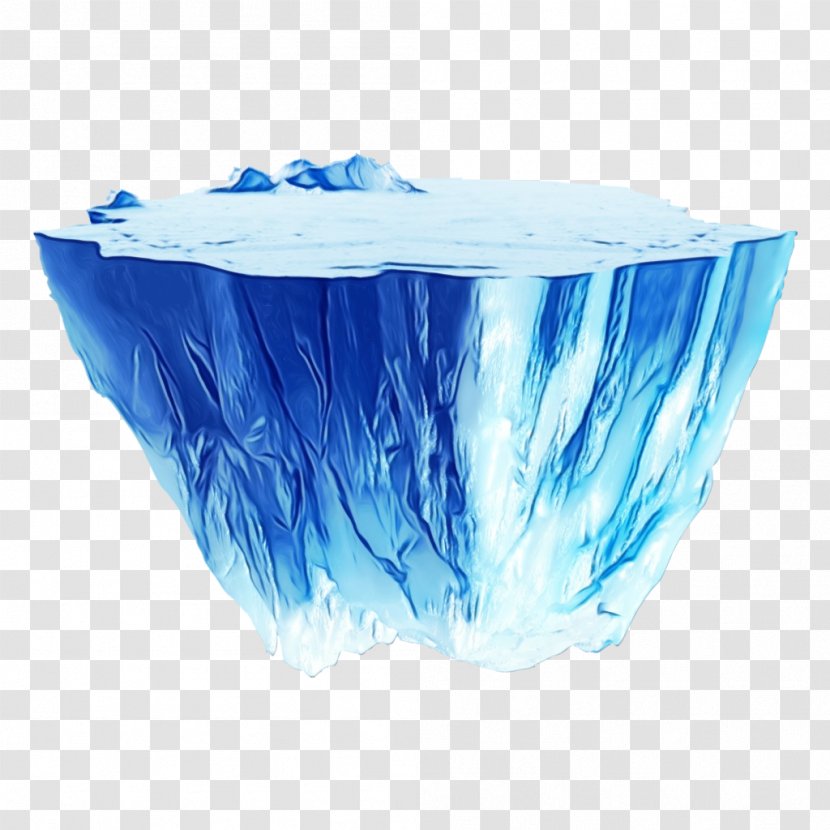 Blue Aqua Turquoise Bowl Table - Glass - Tableware Ice Transparent PNG