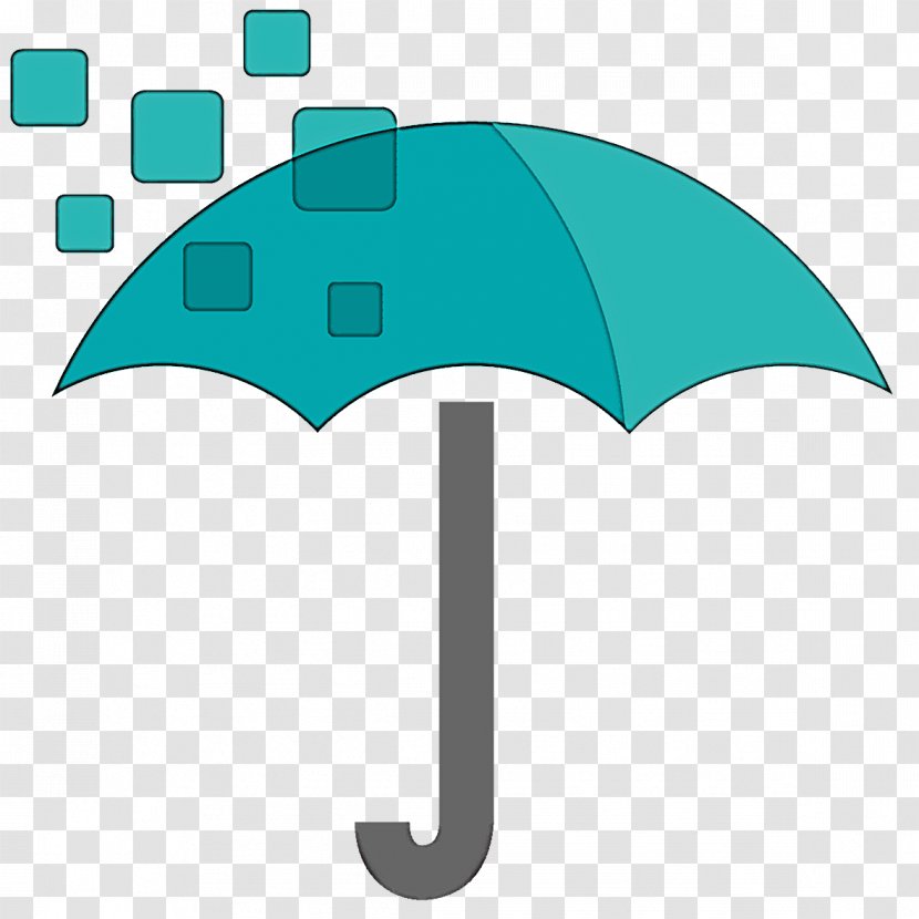 Turquoise Umbrella Transparent PNG