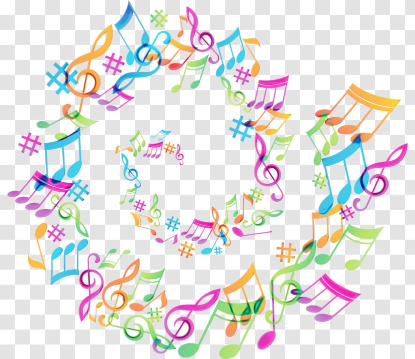 Music Note - Sticker - Pink Transparent PNG