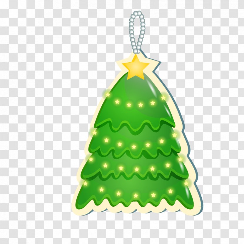 Christmas Tree Ornament - Pine Family - Small Ornaments Vector Transparent PNG