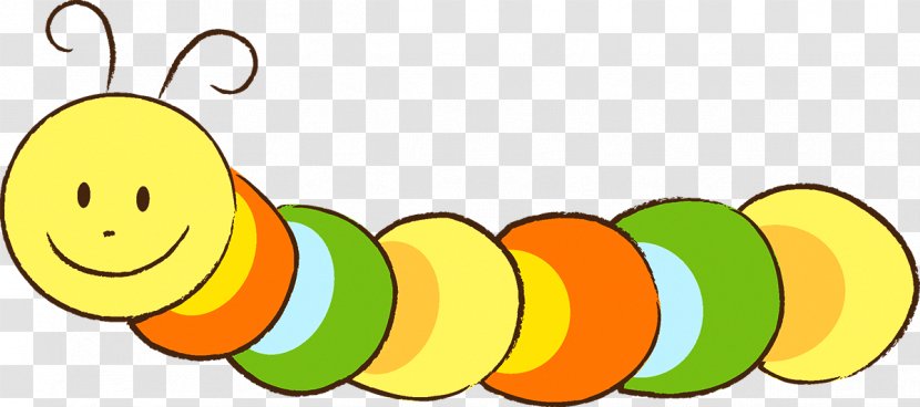 Cartoon Clip Art - Smiley - Caterpillar Transparent PNG