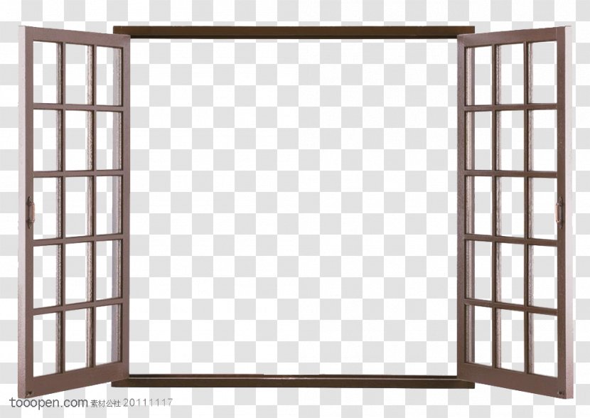 Window Picture Frame Door Clip Art - Wooden Windows Transparent PNG