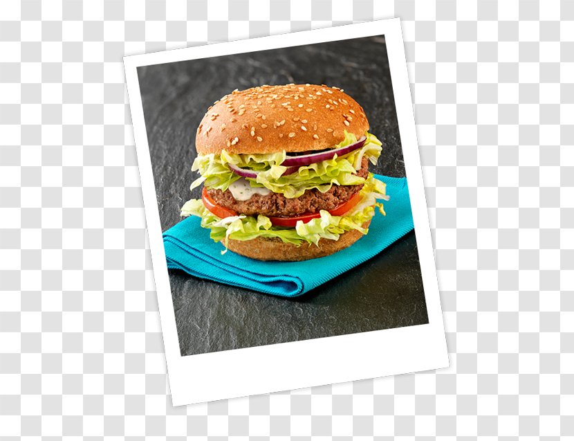 Hamburger Cheeseburger Fast Food Veggie Burger Breakfast Sandwich - Iceberg Transparent PNG