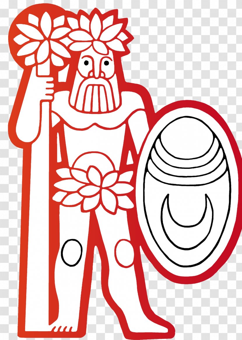 Clip Art - Heart - Vector Ancient Mythical Soldier Transparent PNG
