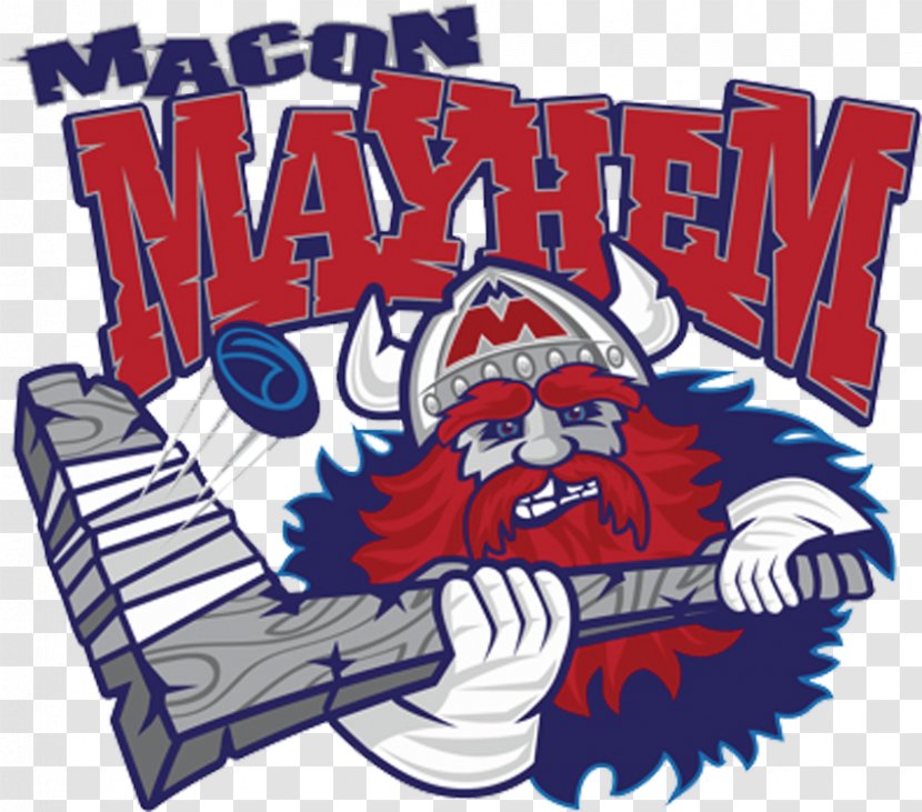 Macon Coliseum Mayhem Southern Professional Hockey League Pensacola Ice Flyers Fayetteville Marksmen - Text - Team Transparent PNG