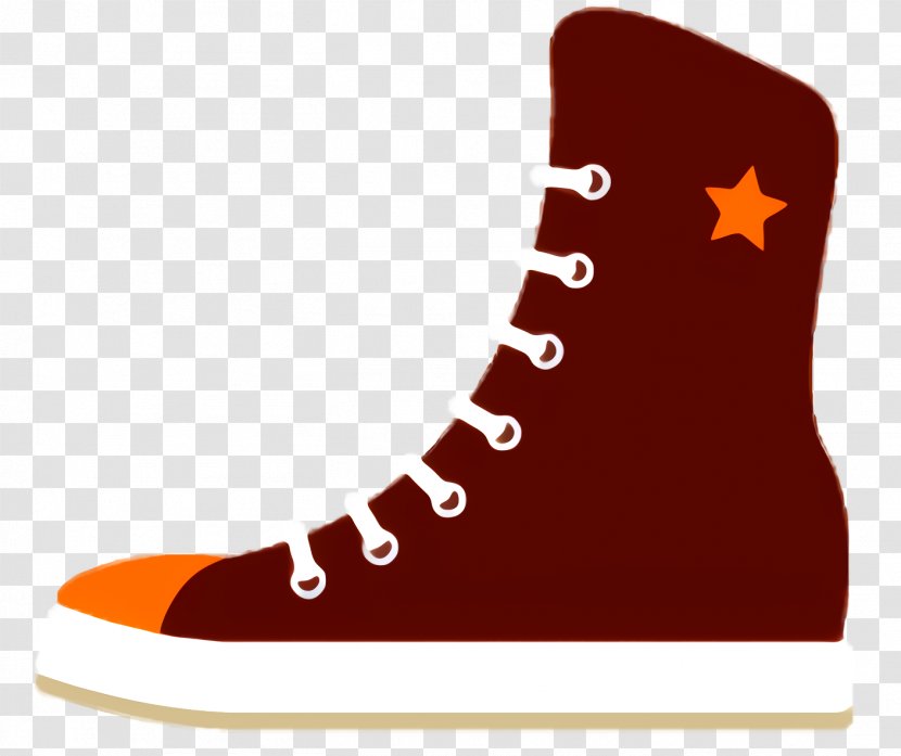Orange Background - Sneakers - Skate Shoe Athletic Transparent PNG